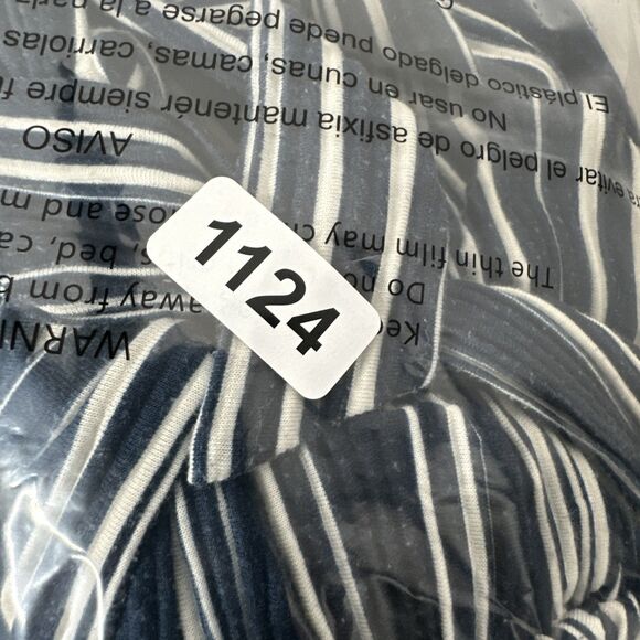 Daytrip Jumpsuit Womens Medium Striped Jumper Flowy Wide Leg Belt Wrap Front Top - Picture 9 of 9